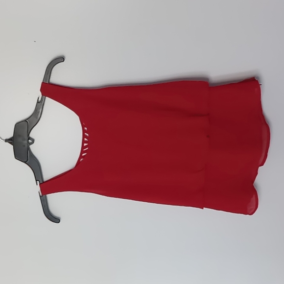 Naked Zebra Tops - Naked Zebra red tank